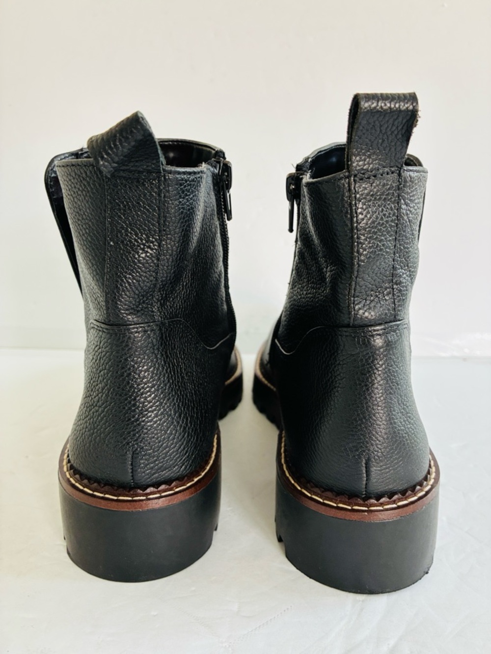 NORDSTROM Miller 2 Water Resistant Boot Black Leather Chelsea Boot Size 11 NEW - Picture 7 of 8